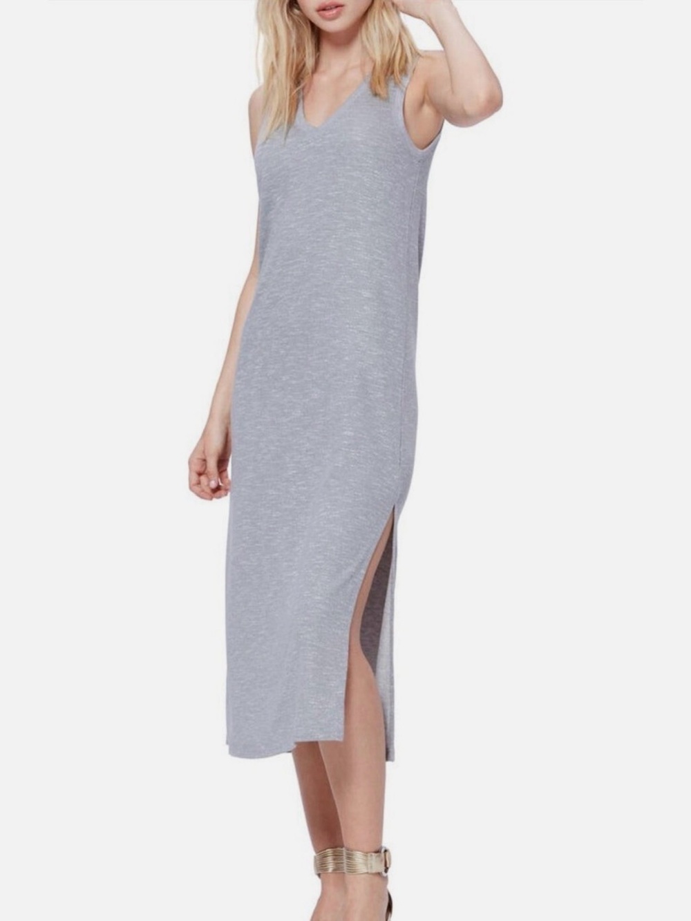 Paige Sage Midi Tank Dress